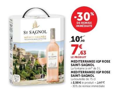 MEDITERRANEE IGP ROSE SAINT-SAGNOL