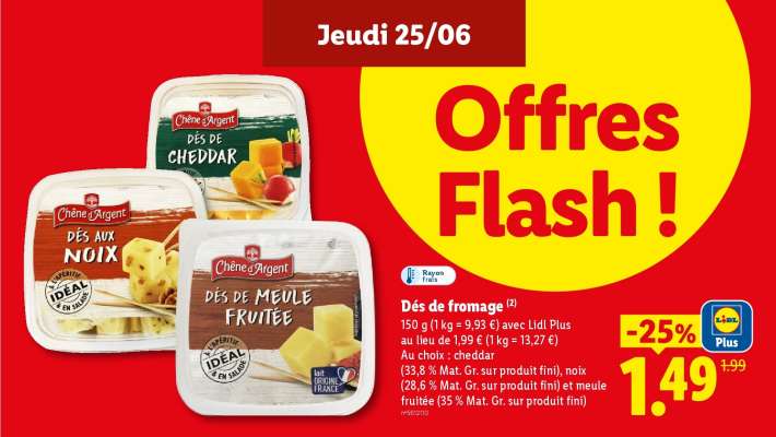 Dés de fromage