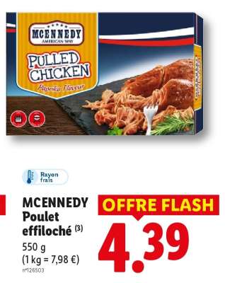 MCENNEDY Poulet effiloché