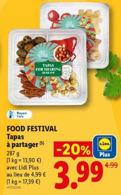 FOOD FESTIVAL Tapas à partager