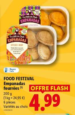 FOOD FESTIVAL Empanadas fourrées
