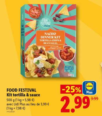 FOOD FESTIVAL Kit tortilla & sauce