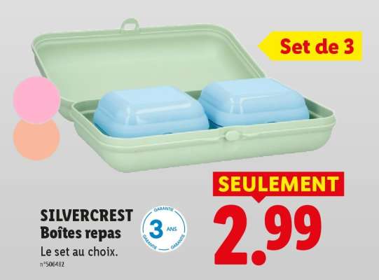 SILVERCREST Boîtes repas