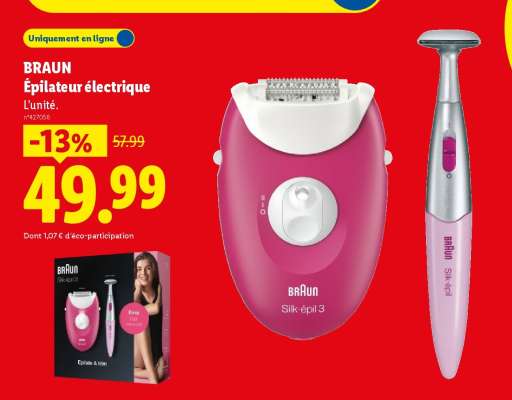 BRAUN Épilateur électrique