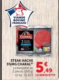 Steak Haché 5% MG CHARAL