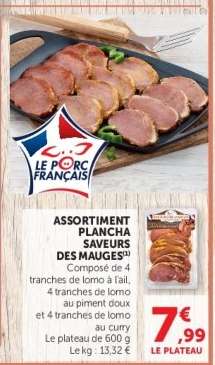 ASSORTIMENT PLANCHA SAVEURS DES MAUGES