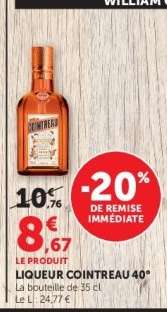 Liqueur Cointreau 40°