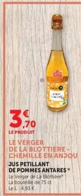 JUS PETILLANT DE POMMES ANTARES
