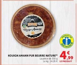 KOUIGN AMANN PUR BEURRE NATURE