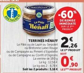 Terrines "Hénaff"