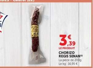 CHORIZO REGIS SENAN