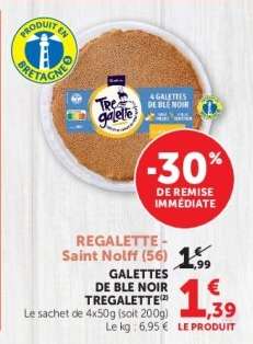 GALETTES DE BLE NOIR TREGALETTE