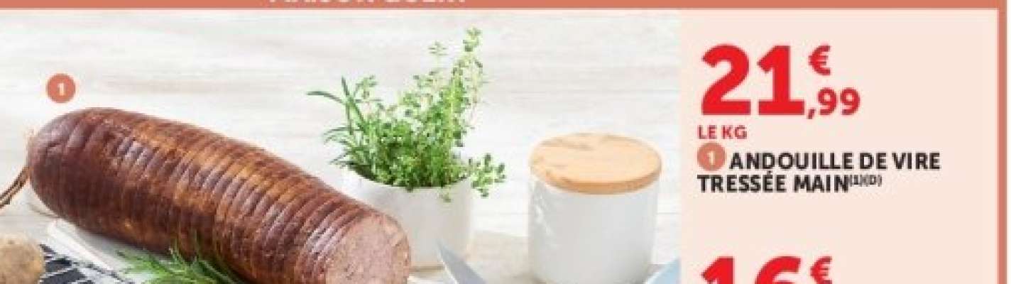 ANDOUILLE DE VIRE TRESSÉE MAIN
