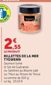 RILLETTES DE LA MER TYGWENN