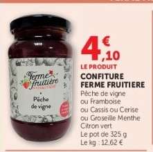 CONFITURE FERME FRUITIERE