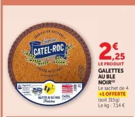 GALETTES AU BLÉ NOIR