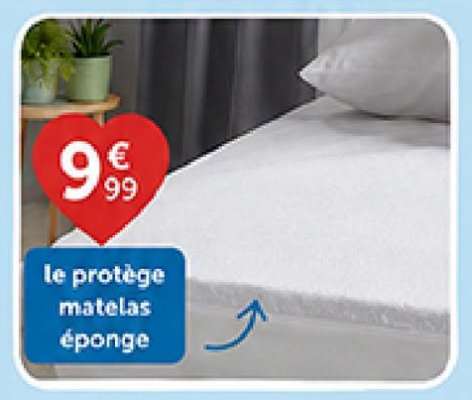le protège matelas éponge