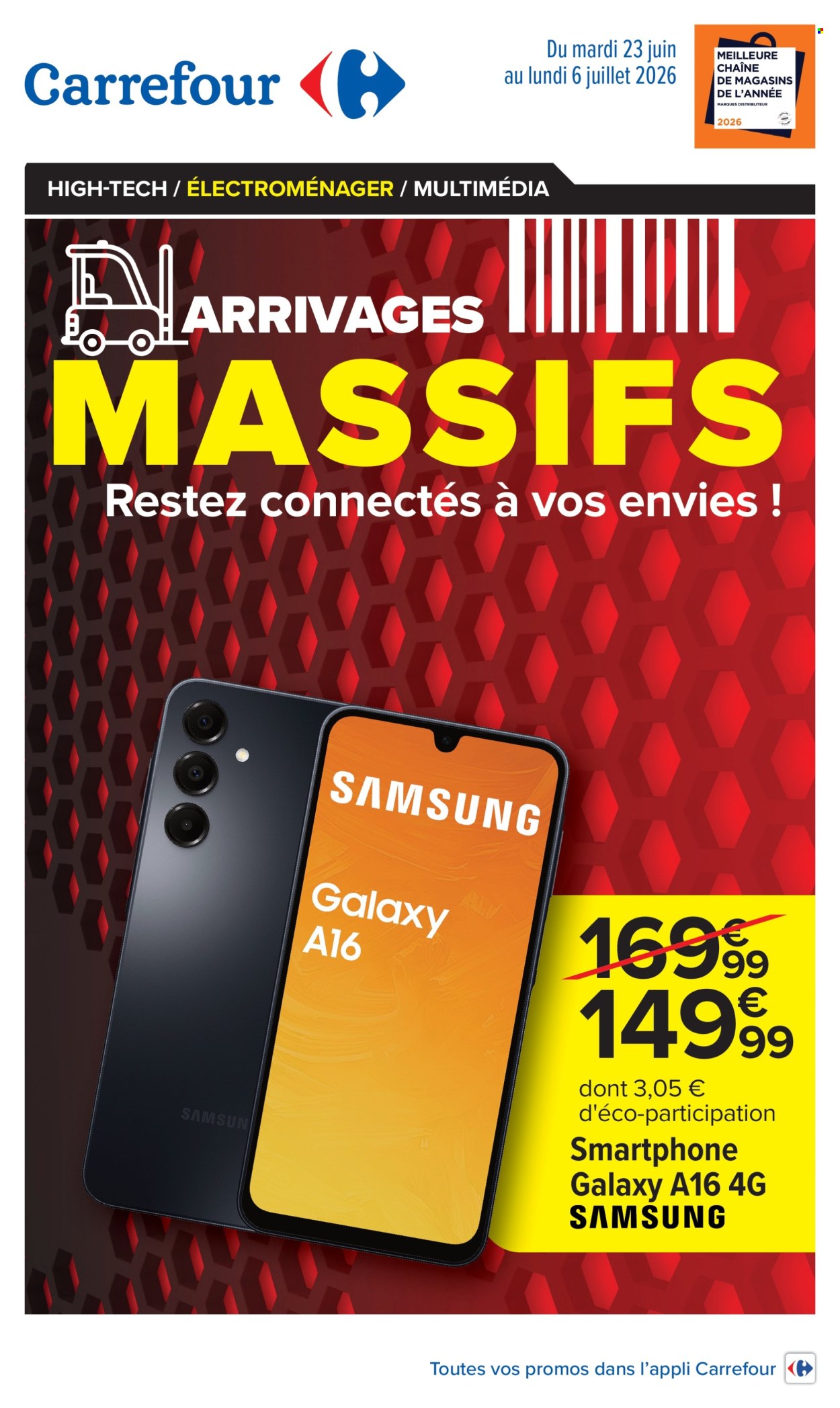 Catalogue Carrefour Hypermarchés - 23/06/2026 - 06/07/2026. Page 1