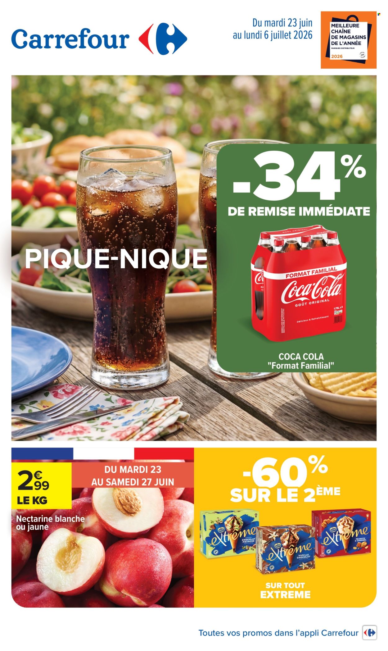 Catalogue Carrefour Hypermarchés - 23/06/2026 - 06/07/2026. Page 1