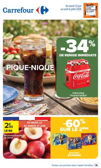 Catalogue Carrefour Hypermarchés - 23/06/2026 - 06/07/2026.