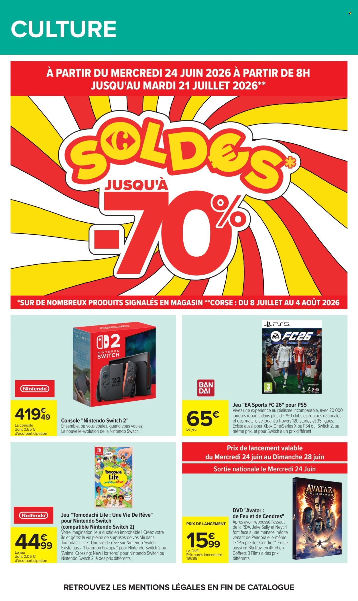 Catalogue Carrefour Hypermarchés - 23/06/2026 - 06/07/2026. Page 69