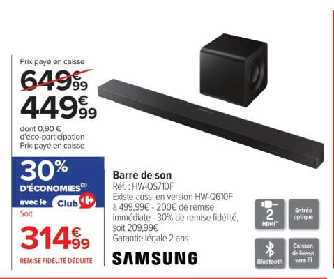 Barre de son