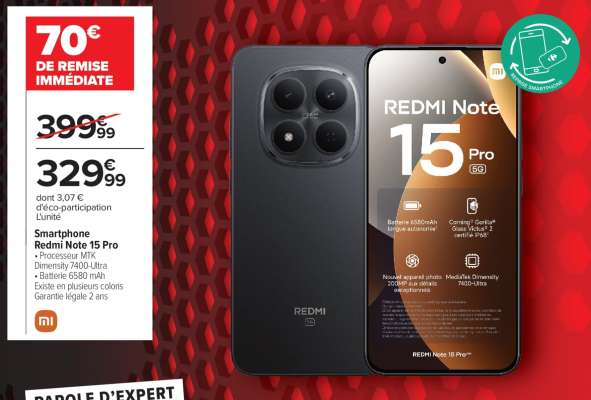 SMARTPHONE REDMI NOTE 15 PRO