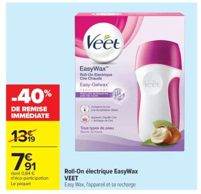 Roll-On électrique EasyWax VEET