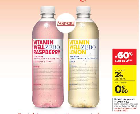Boisson energisante VITAMIN WELL