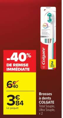 Brosses à dents COLGATE