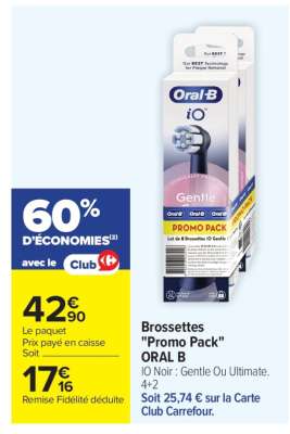 Brossettes «Promo pack» ORAL B