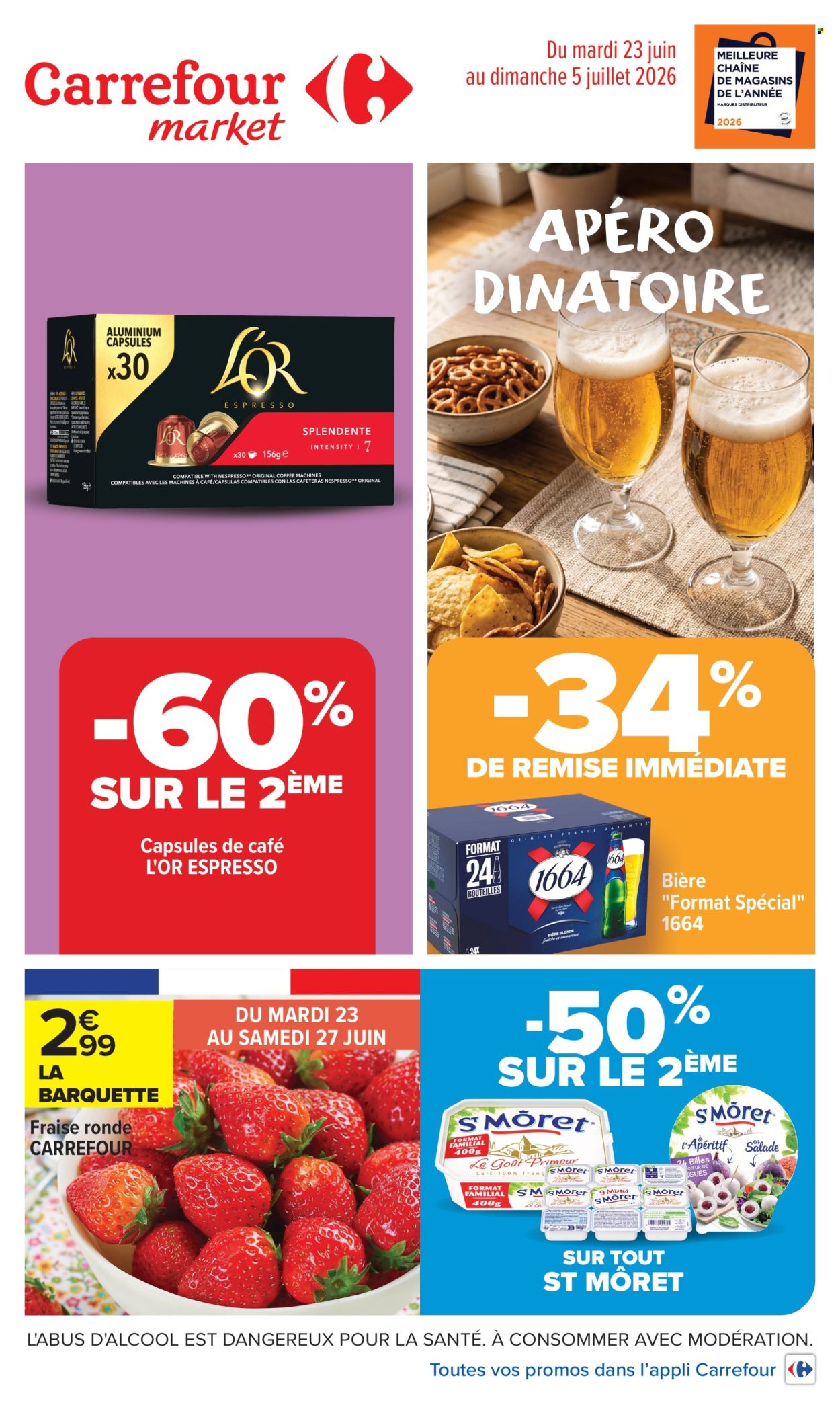 Catalogue Carrefour Market - 23/06/2026 - 05/07/2026. Page 1