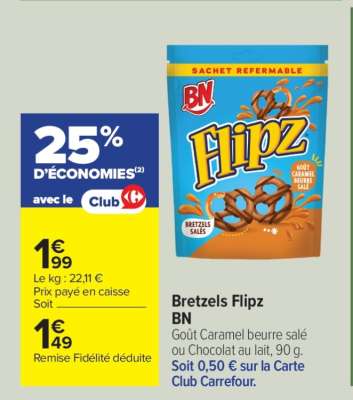Bretzels Flipz BN