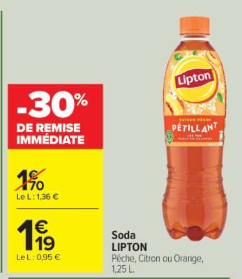 SODA “LIPTON”
