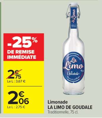 Limonade LA LIMO DE GOUDALE