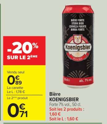 Bière KOENIGSBIER