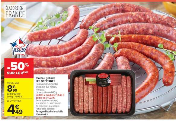 Plateau grillade LES OCCITANES