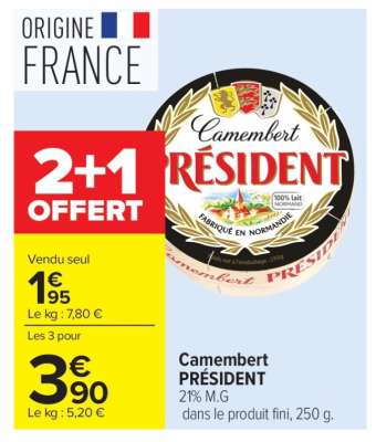 Camembert Président