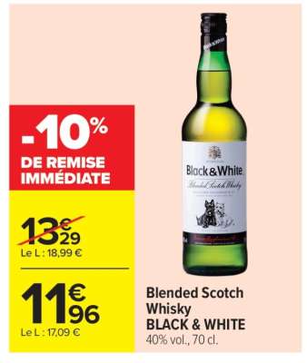 Blended Scotch Whisky BLACK & WHITE