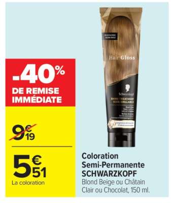 Coloration Semi-Permanente SCHWARZKOPF