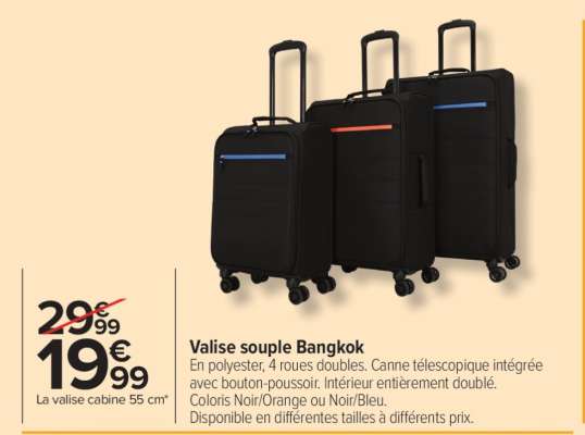 Valise Souple Bangkok