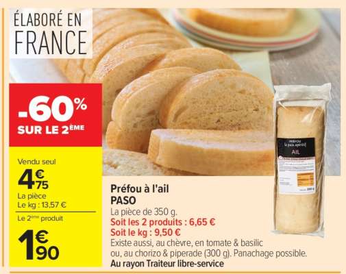Préfou à l'ail PASO