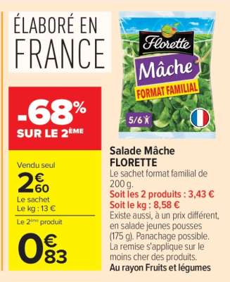 Salade mâche FLORETTE