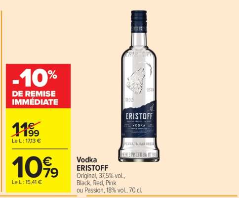 Vodka Eristoff*