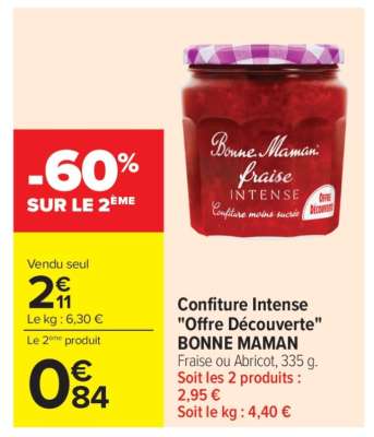 Confiture Intense "Offre Découverte" BONNE MAMAN