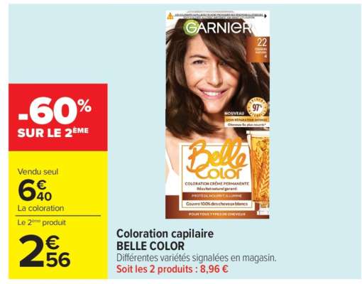 Coloration Capillaire BELLE COLOR