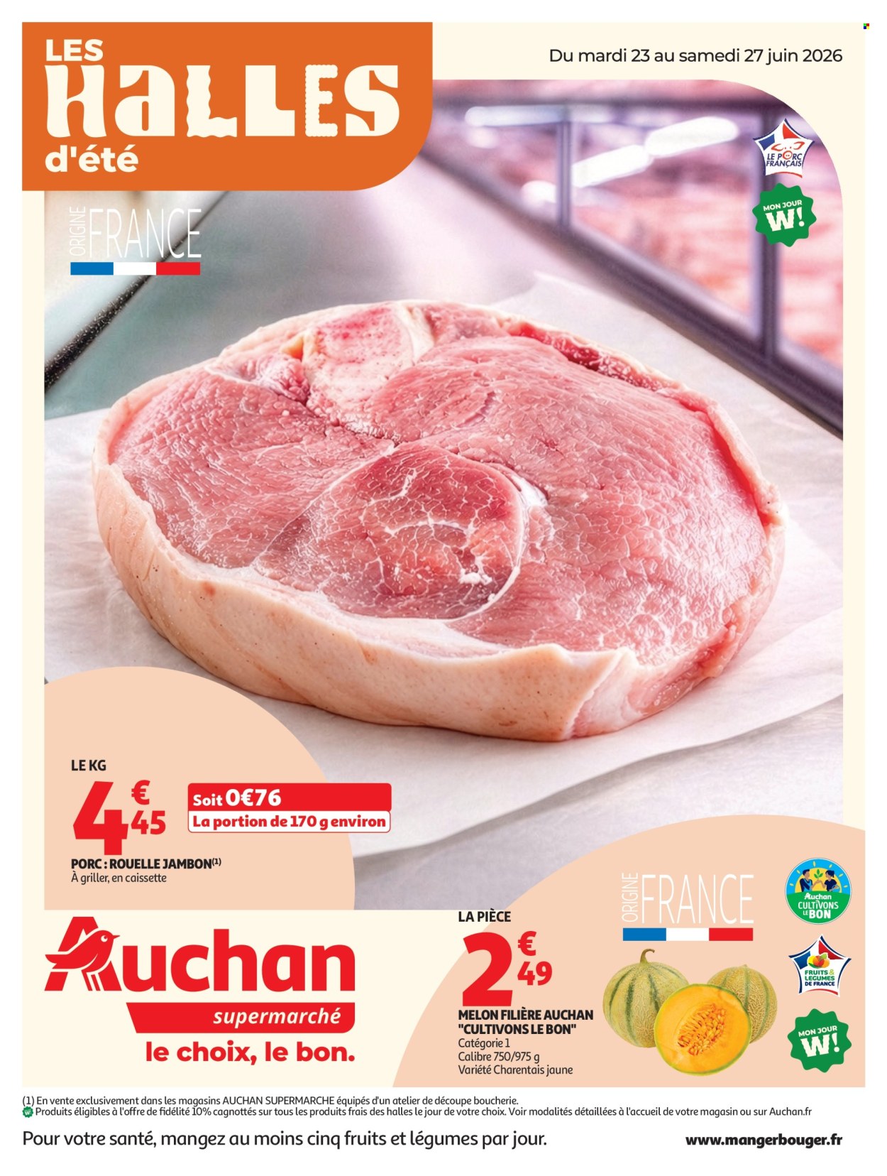 Catalogue Auchan - 23/06/2026 - 27/06/2026. Page 1