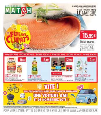 Catalogue Supermarché Match - 23/06/2026 - 05/07/2026.