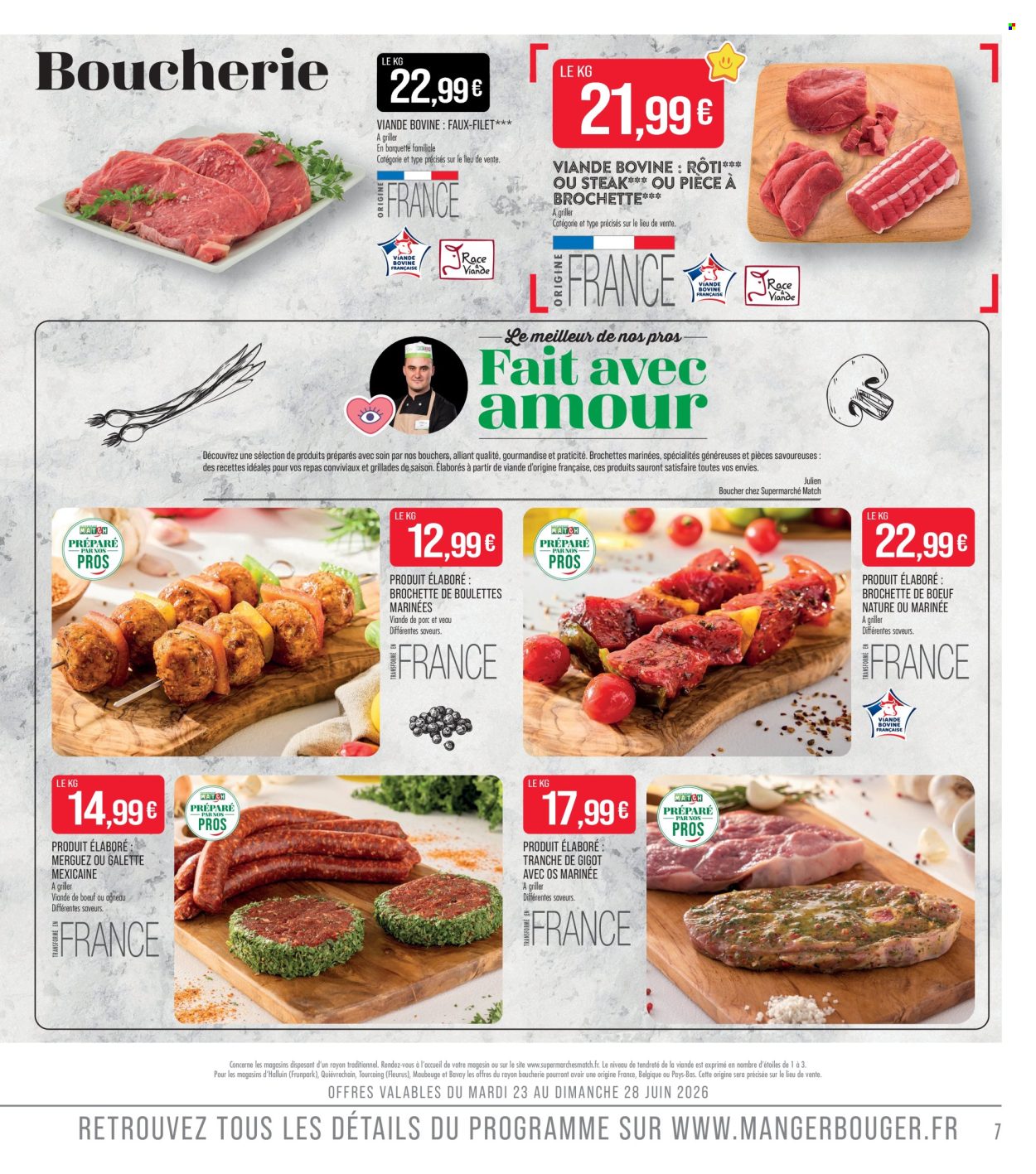 Catalogue Supermarché Match - 23/06/2026 - 05/07/2026. Page 7