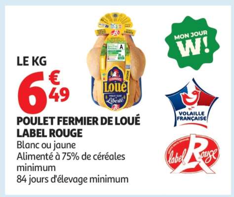 Poulet Fermier De Loué Label Rouge